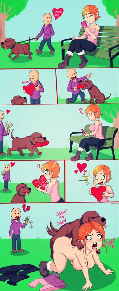 This Dog clearly knows how to confess his love to girls (shadman) This Dog clearly knows how to confess his love to girls (shadman)