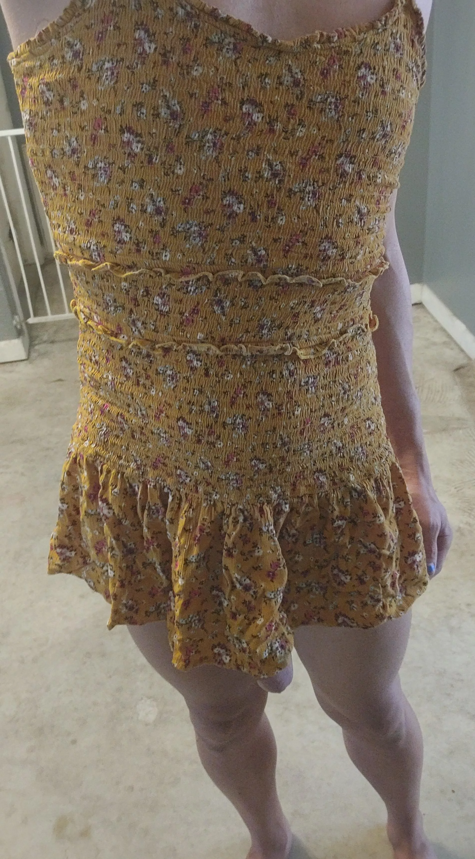 This dress might be a little short This dress might be a little short