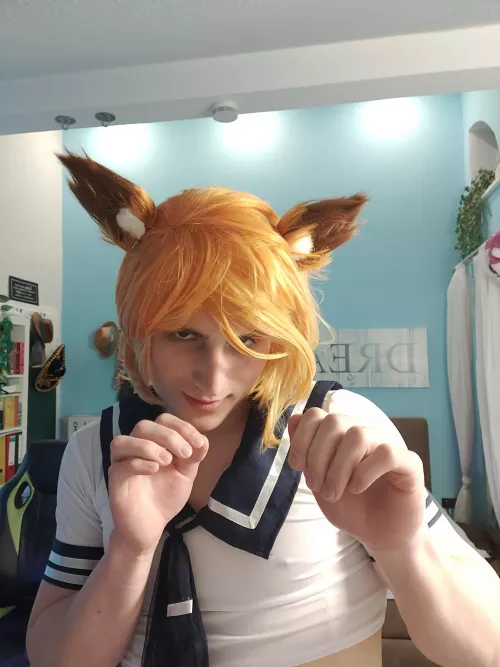 This fox is about to attack