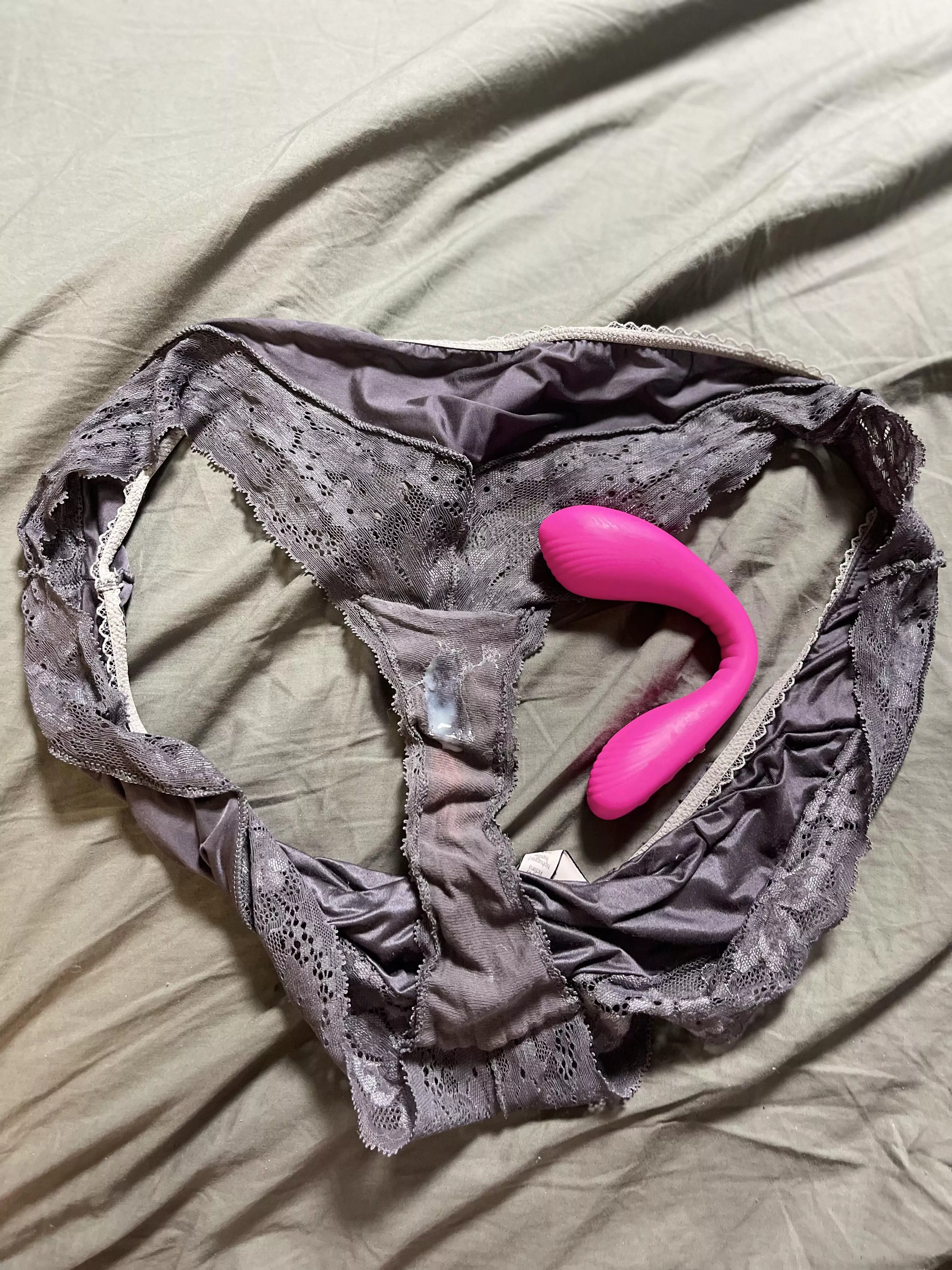 This happened in 10 minutes from my Lovense. What mess could you help me make? 😈