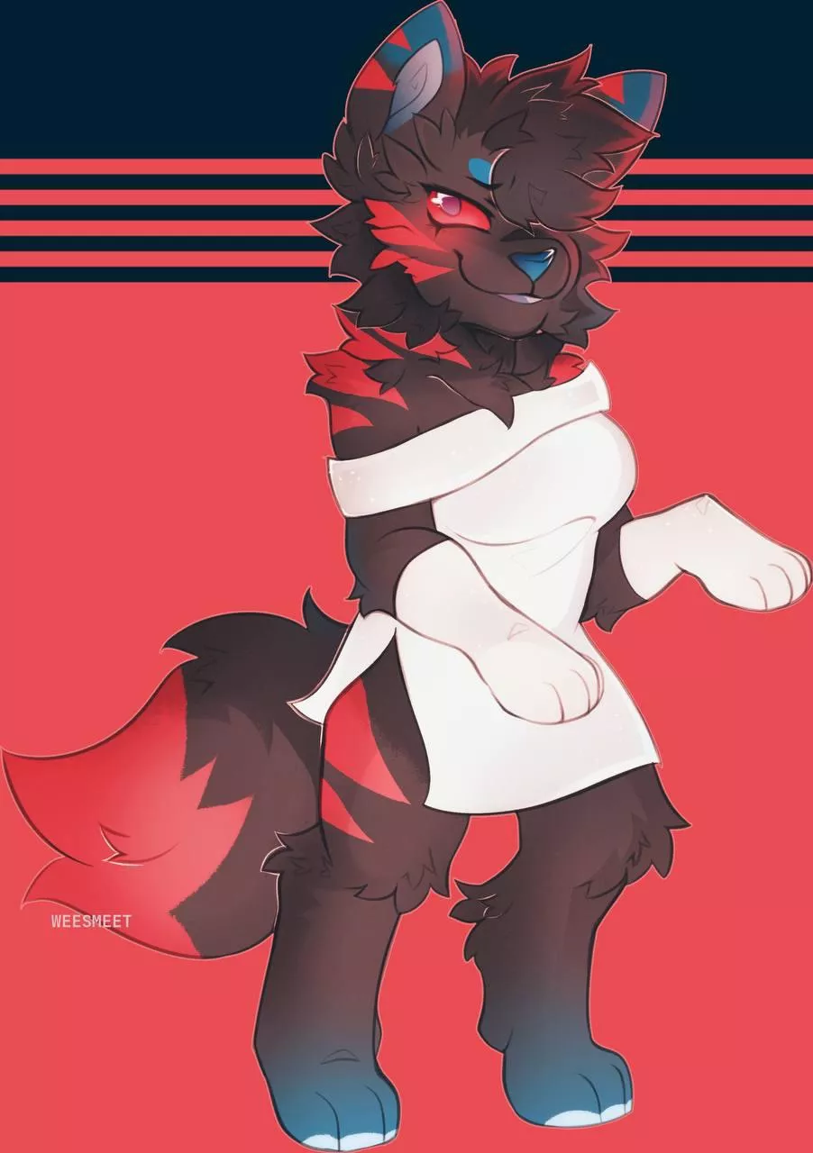 This is a commission i purchased from @weesmeet on twitter