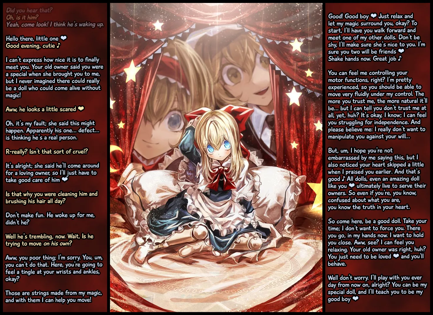 This is a strange one[M][F][F][No Sex][Male POV][Size Difference][Gentle Femdom][You Have No Self Agency][But In A Cute Way, Sorta?]