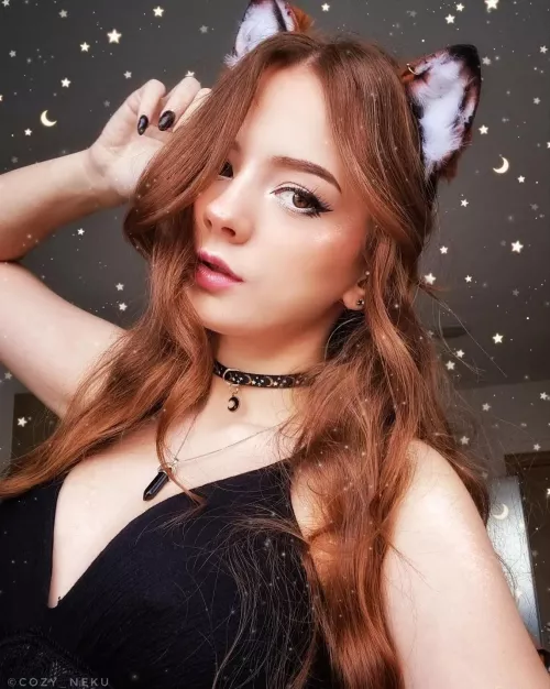 This is an actual cats collar, it's so cute š«š»