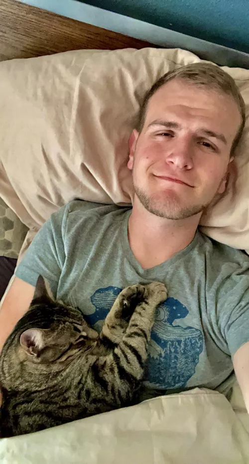 This is Dash, and heโs the best cuddle buddy Iโve ever had. This is Dash, and heโs the best cuddle buddy Iโve ever had.