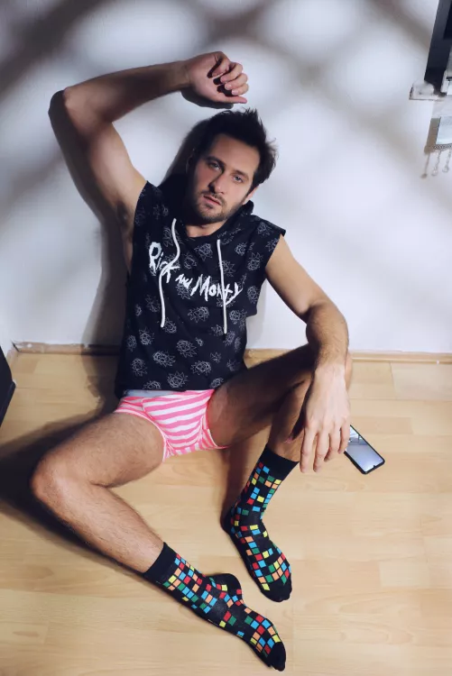 this is me in one of my favourite socks