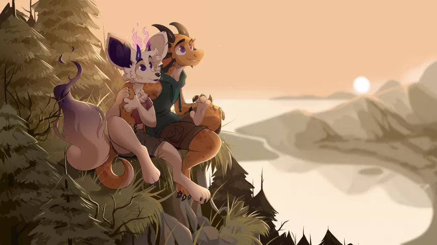 This is my first time doing a background this detailed :D I think it turned out swell ^^