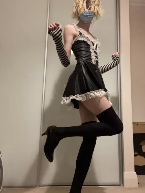 This is my first time wearing high heels. How do they look? This is my first time wearing high heels. How do they look?