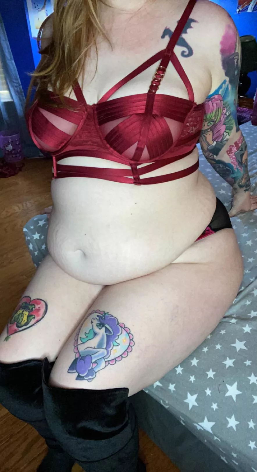 This is right after I had lunch. I bet I can make it even bigger after dinner