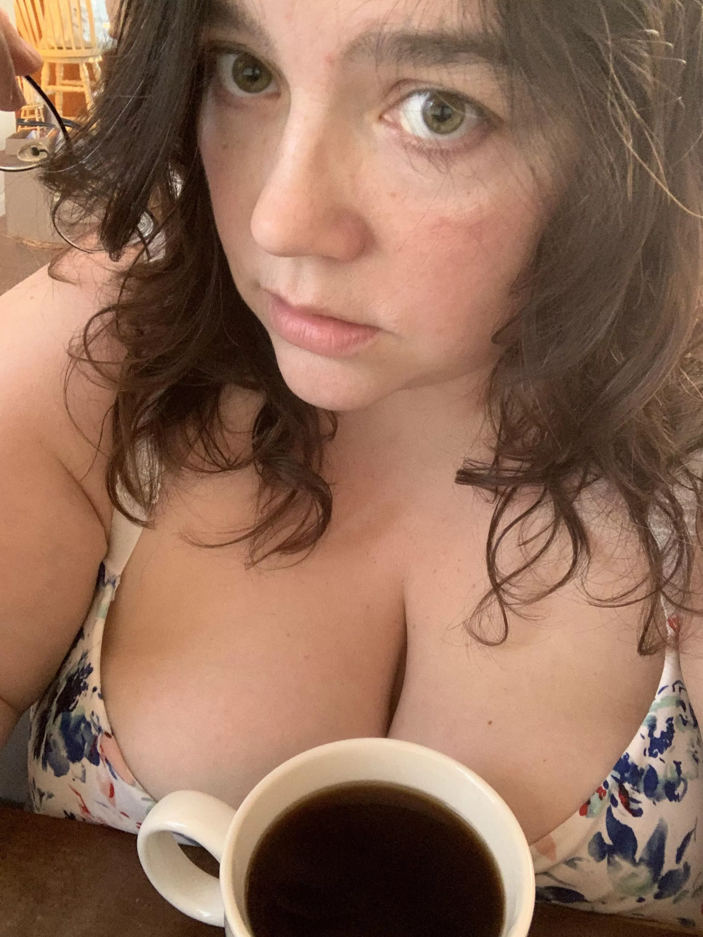 This is the kind of weather that makes you want to just cuddle your coffee.