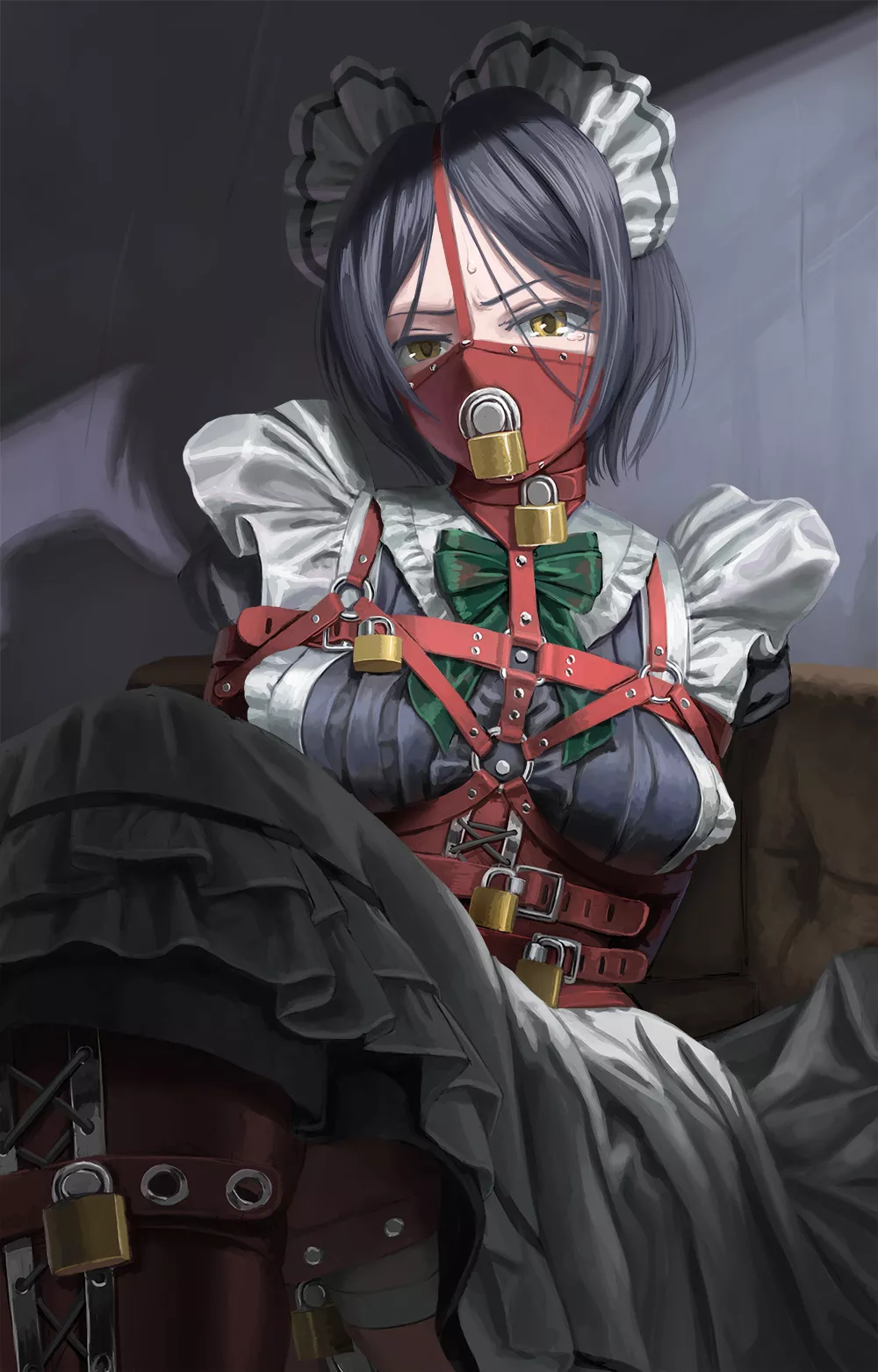 This is what happens to the maids who don't listen to master