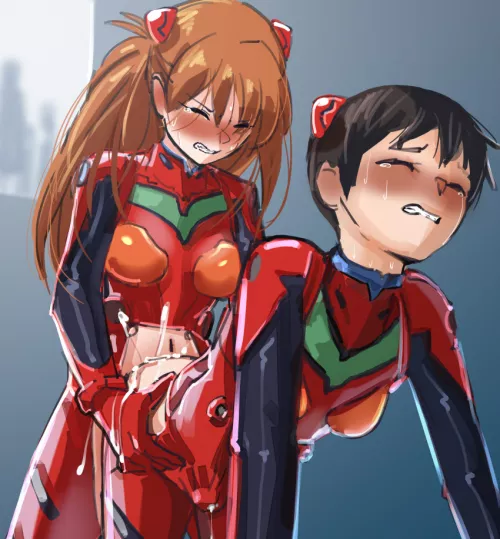 This is what happens when shinji doesn't get in the robot. (Raitaroo) This is what happens when shinji doesn't get in the robot. (Raitaroo)