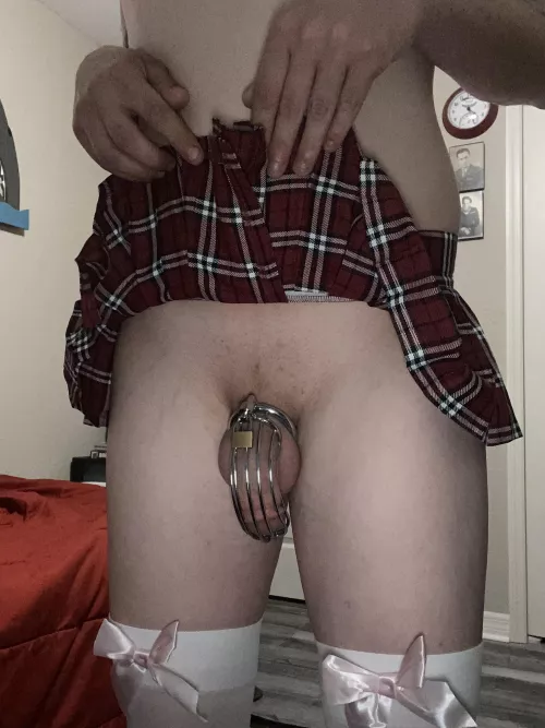 This little school girl was very naughty π