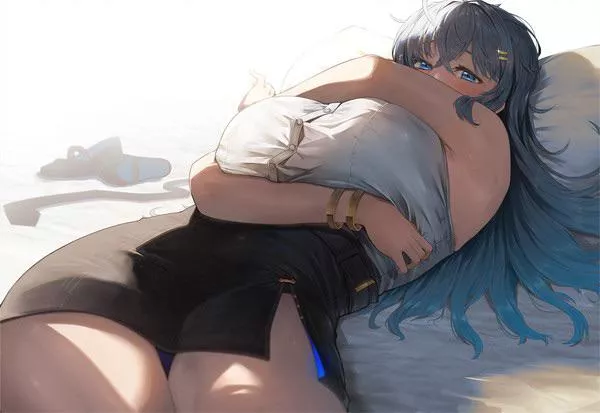 This mama looks sleepy