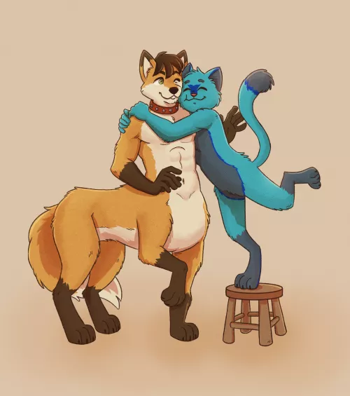 This one was a little difficult...I've never drawn a taur before, what do you guys think? // Commission for someone on Twitter