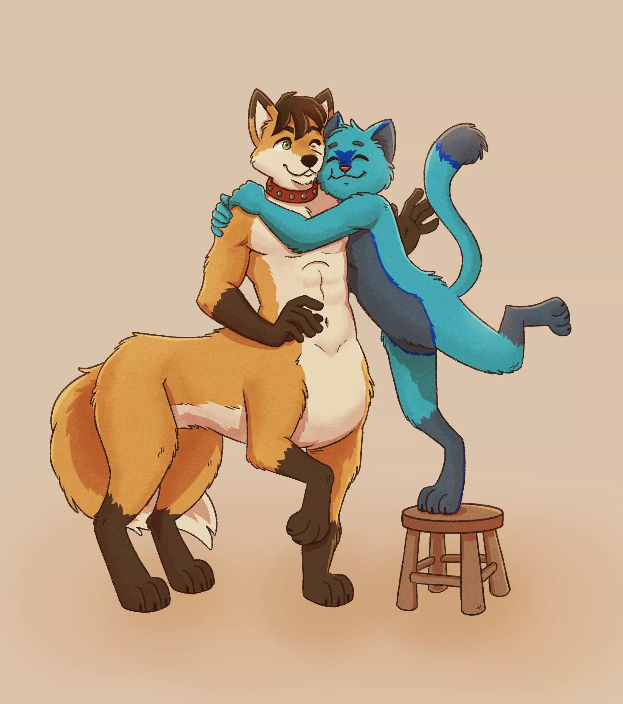 This one was a little difficult...I've never drawn a taur before, what do you guys think? // Commission for someone on Twitter