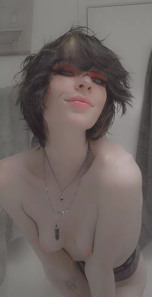 This punk girl will make you cum without even touching you.
