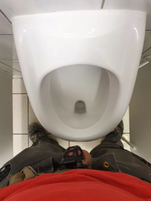 This sexy female cleaner just walked in on me saw my locked up penis said: