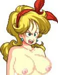 This sprite of launch, from dragonball advance adventures I edited, sorry for the bad quality I sent it to my phone before posting this