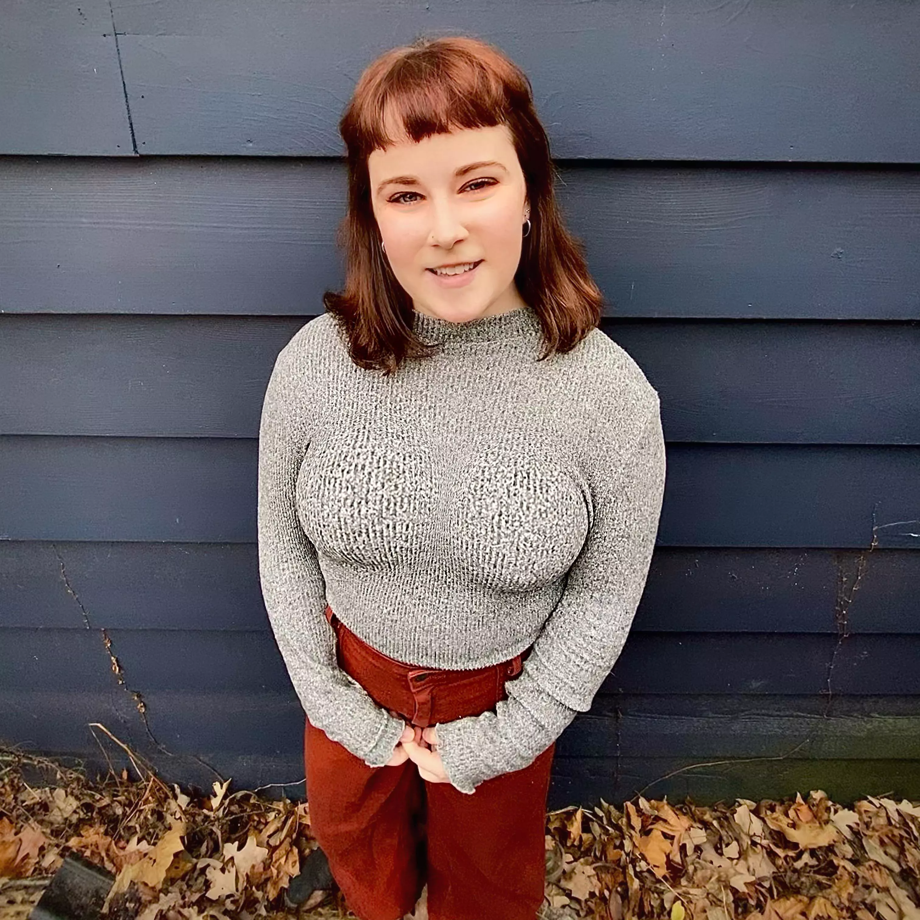 This sweater barely fits me now 🤠This sweater barely fits me now ðŸ¤