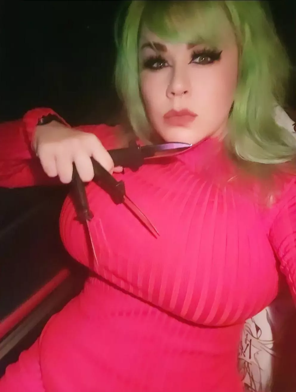 This sweater dress makes my tits pop 🥰