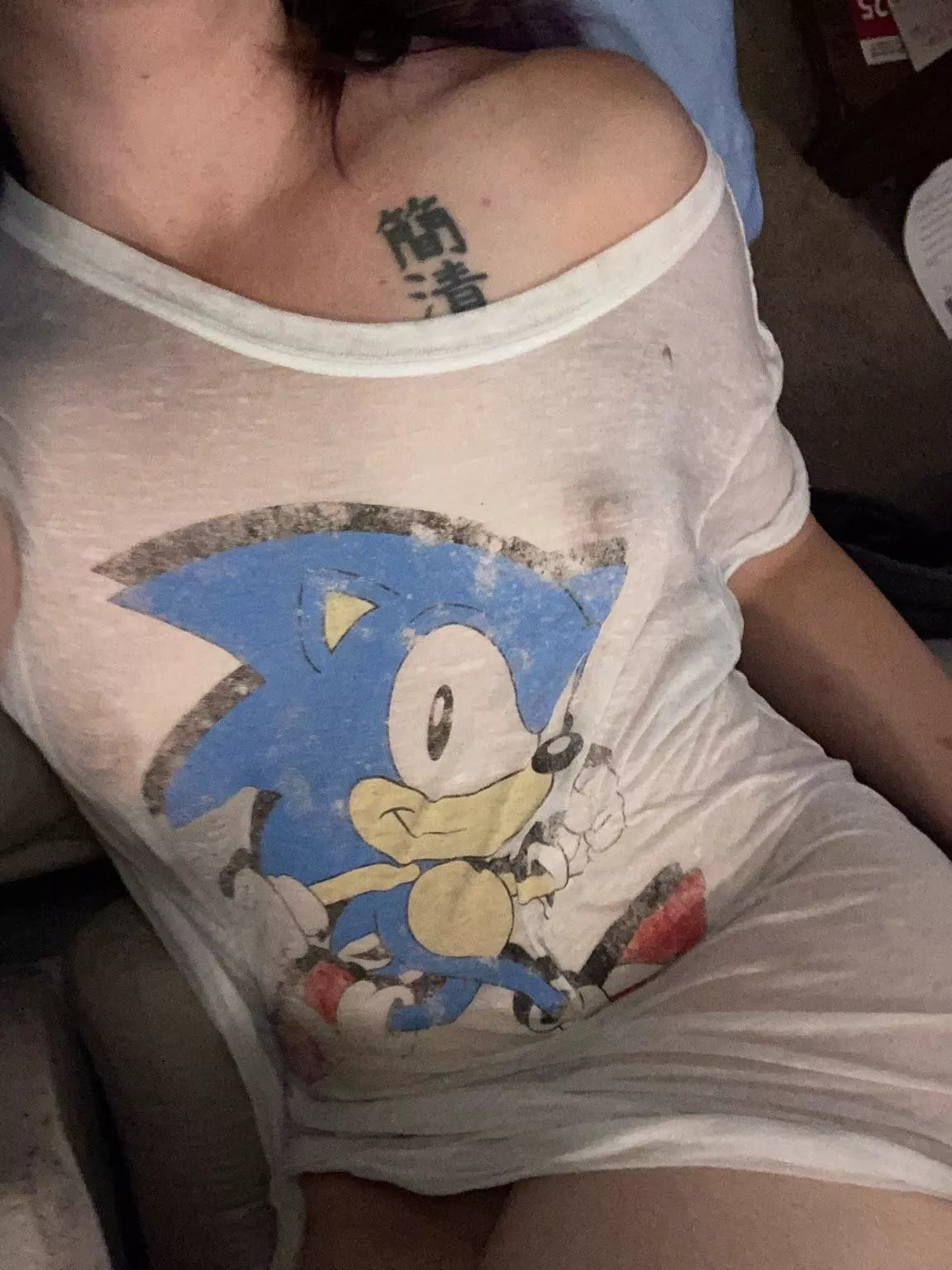 This T is so old is see through, but I still love it