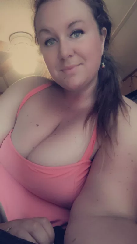 This top is barely big enough to hold in these tits. ?