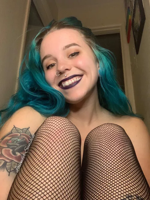 This was one of my favorite selfies from when I had blue hair π This was one of my favorite selfies from when I had blue hair π