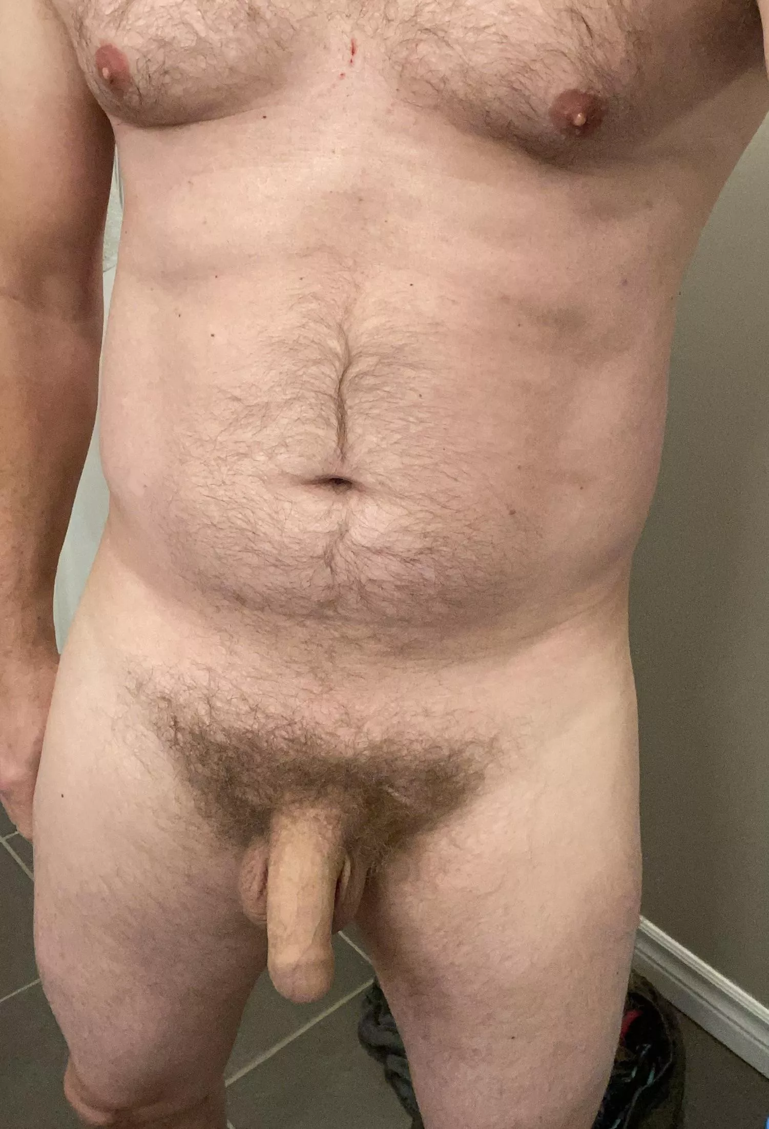 Thought you might appreciate my uncut cock here… Thought you might appreciate my uncut cock here…