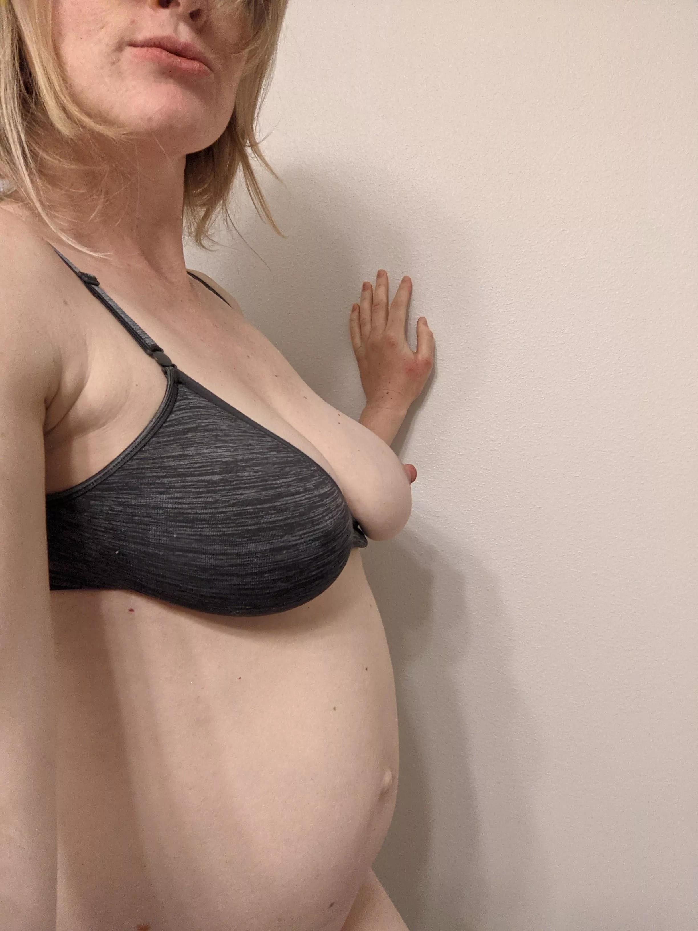 Throw back Thursday to my 5 month belly! So much bigger now π Throw back Thursday to my 5 month belly! So much bigger now π