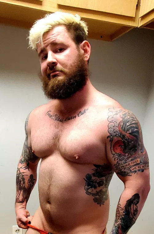 Throwback to when I experimented with blonde