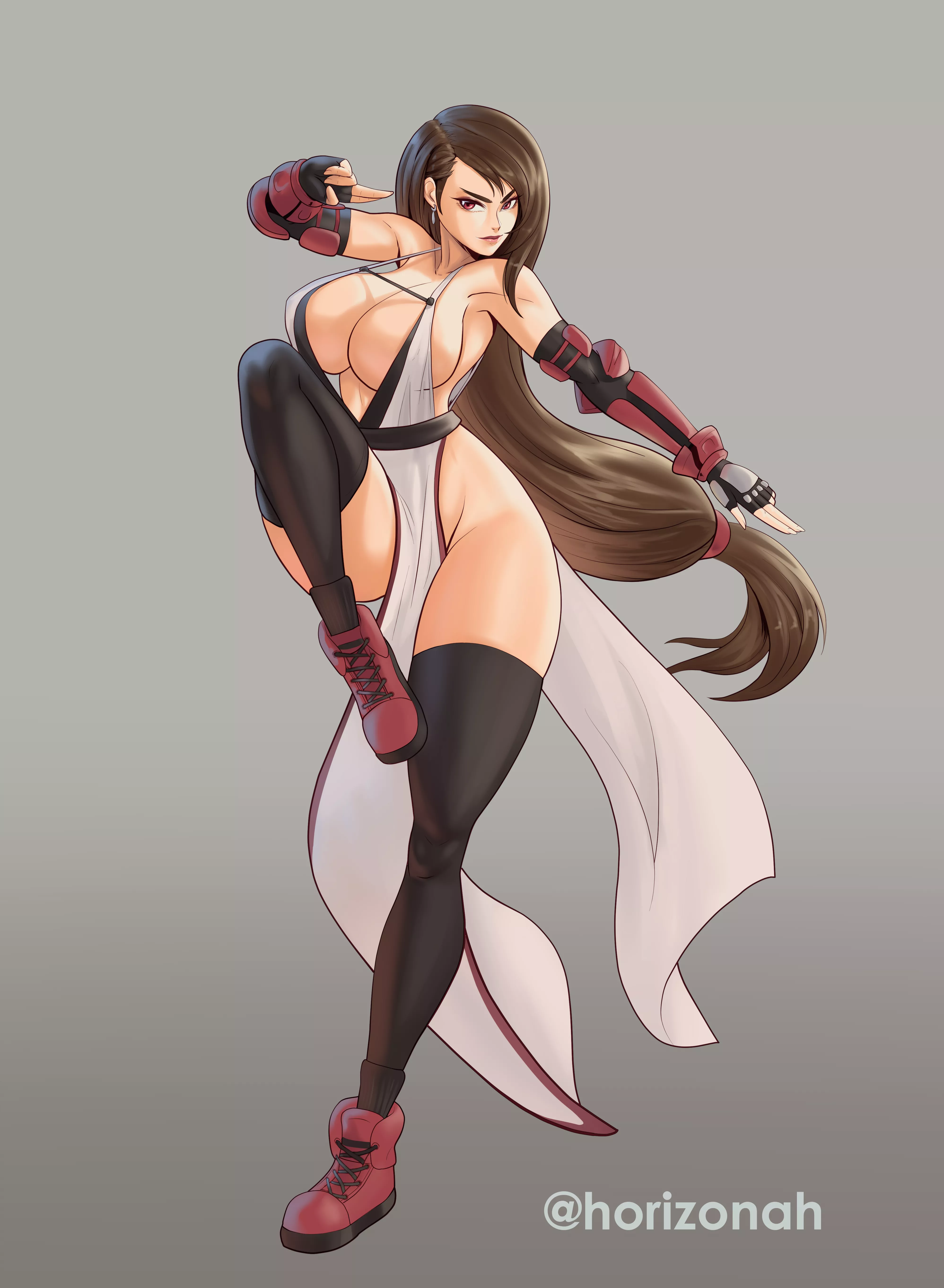 Tifa as Chun-li