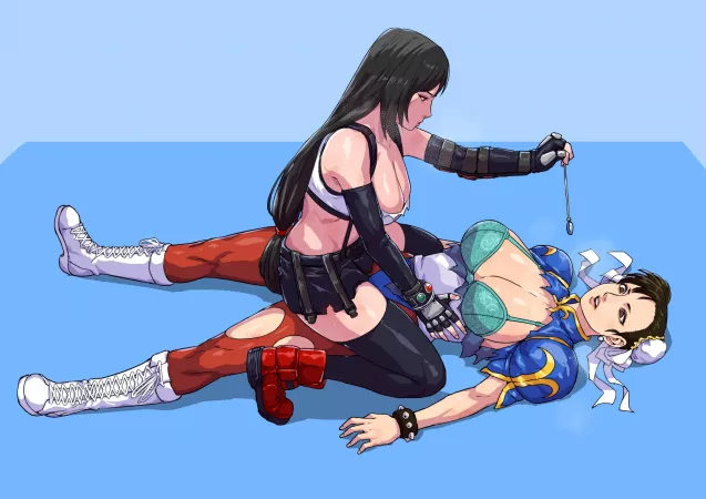 Tifa Vs. Chun-li (cirenkoyenk) [Final Fantasy/Street Fighter]