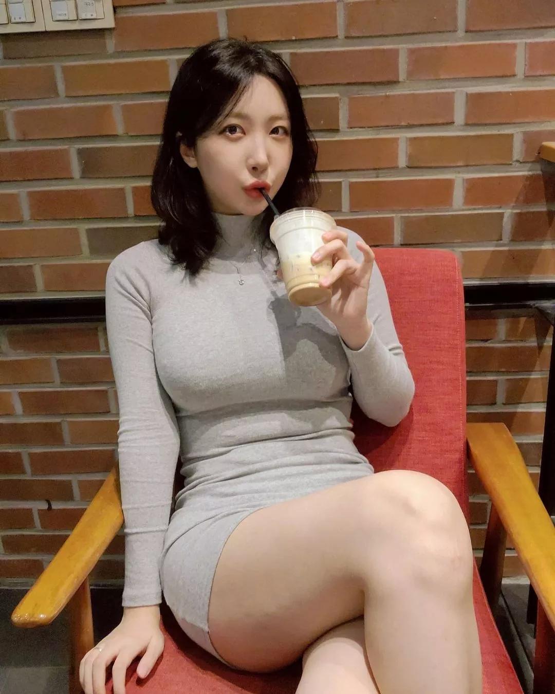 Tight dress and thighs