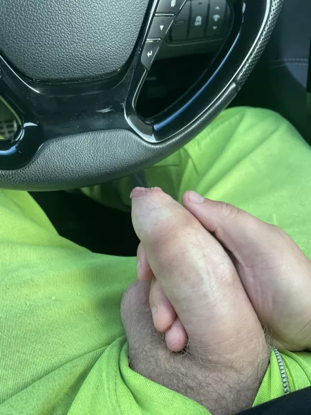 Tight foreskin cock out at workโฆ.