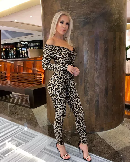 Tight Leopard Jumpsuit Tight Leopard Jumpsuit