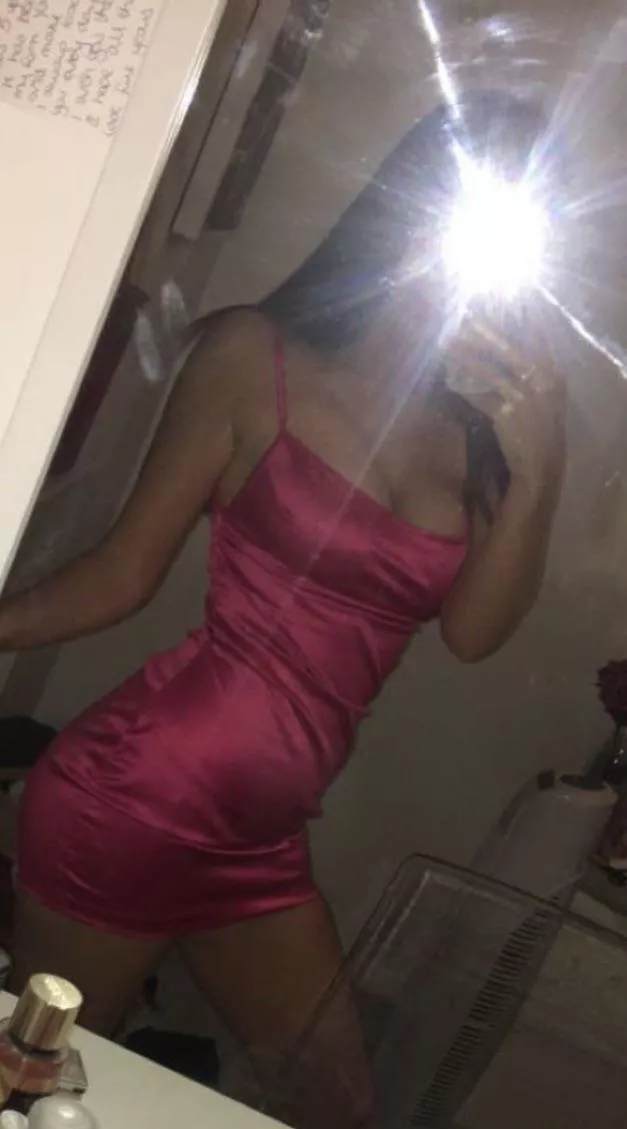 Tight pink dress and a fire body Tight pink dress and a fire body