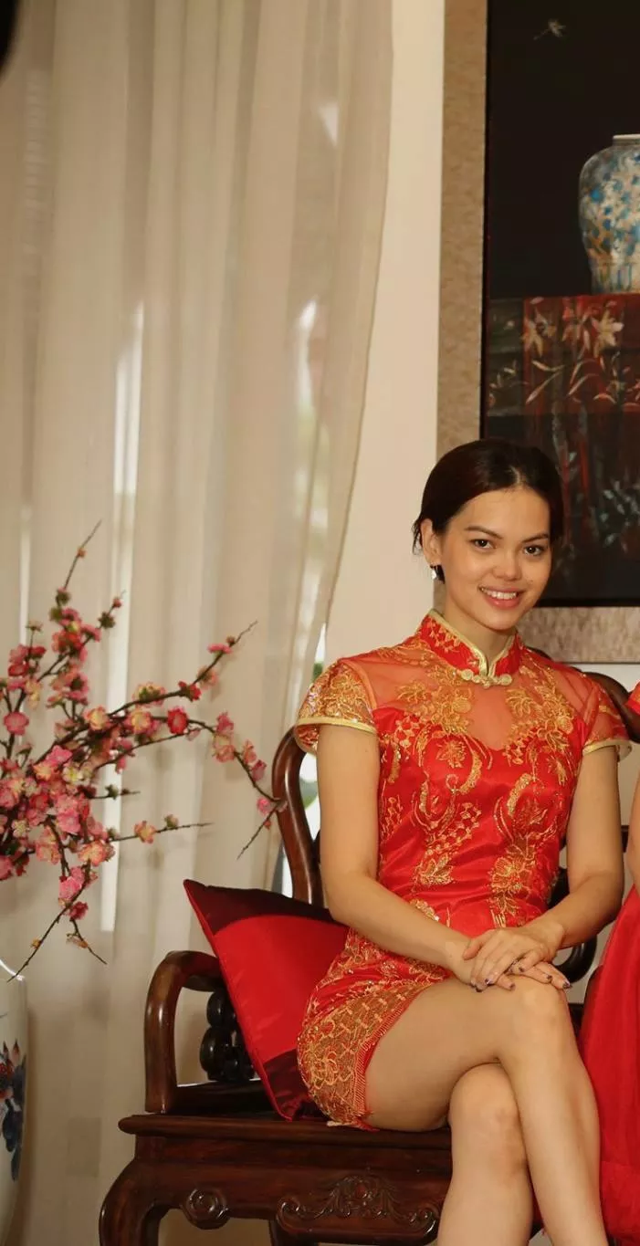 tight traditional red dress. how would you fuck her? tight traditional red dress. how would you fuck her?