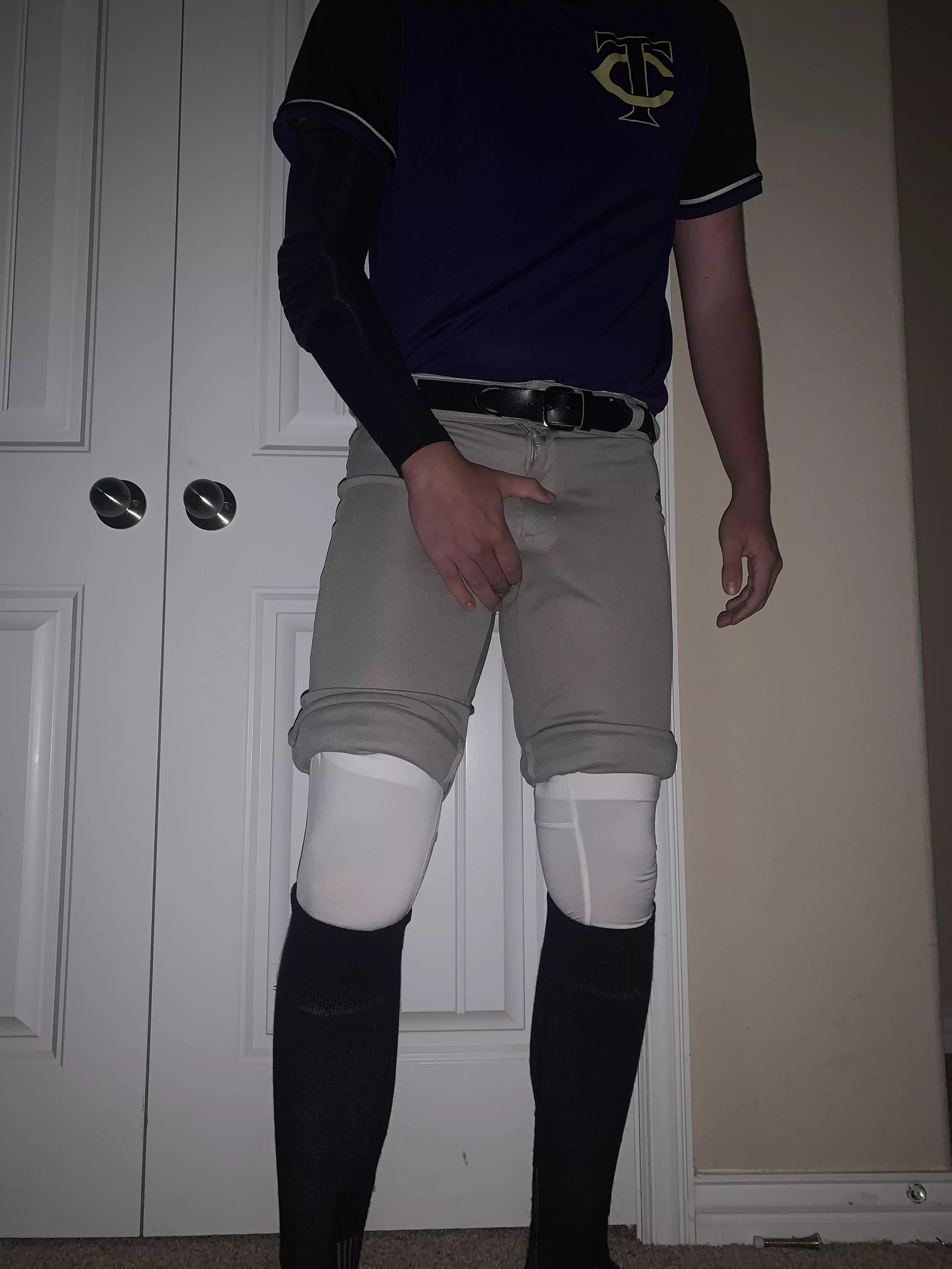 Tights under my baseball pants Tights under my baseball pants