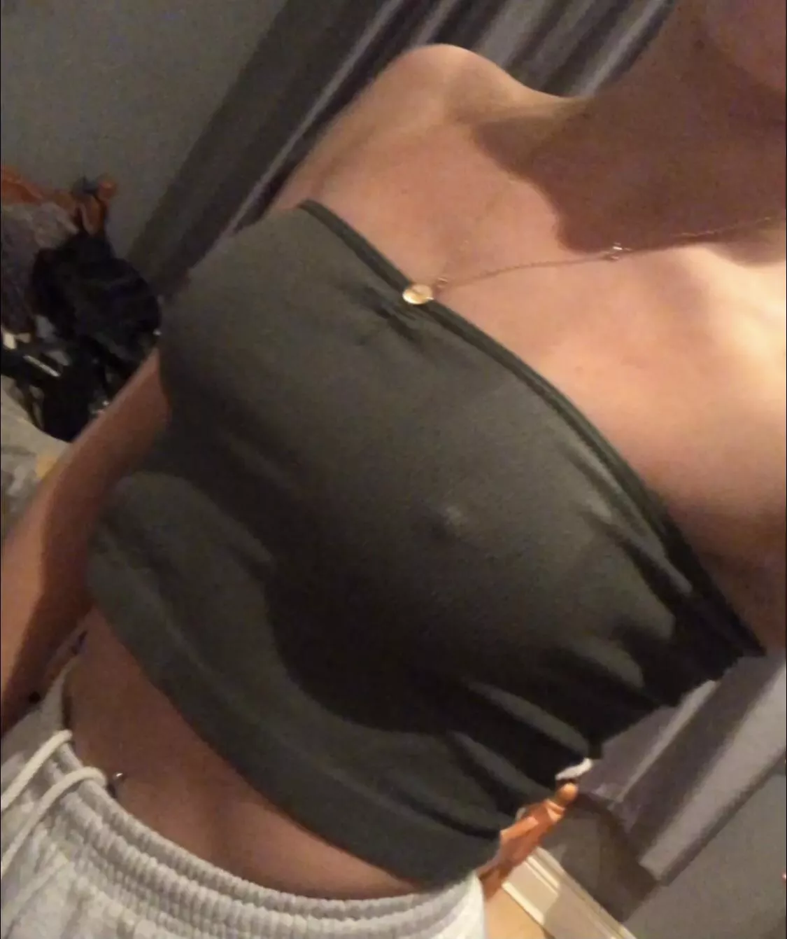 Time to go for a run, my top is not very supportive :(