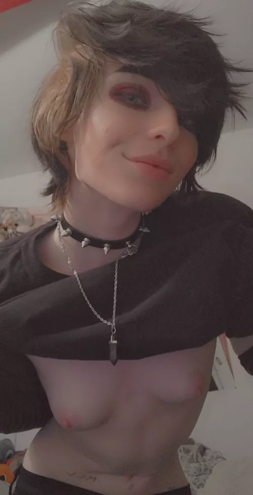 TinyTits on your gothic queen