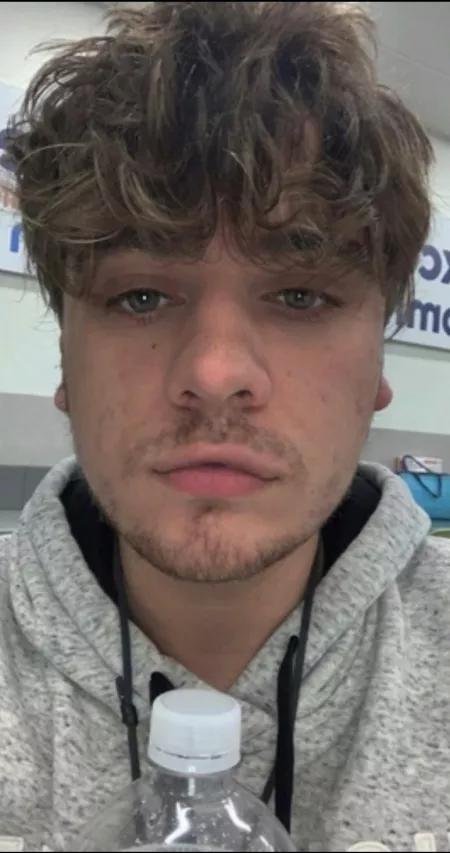 Tired 5am work selfie