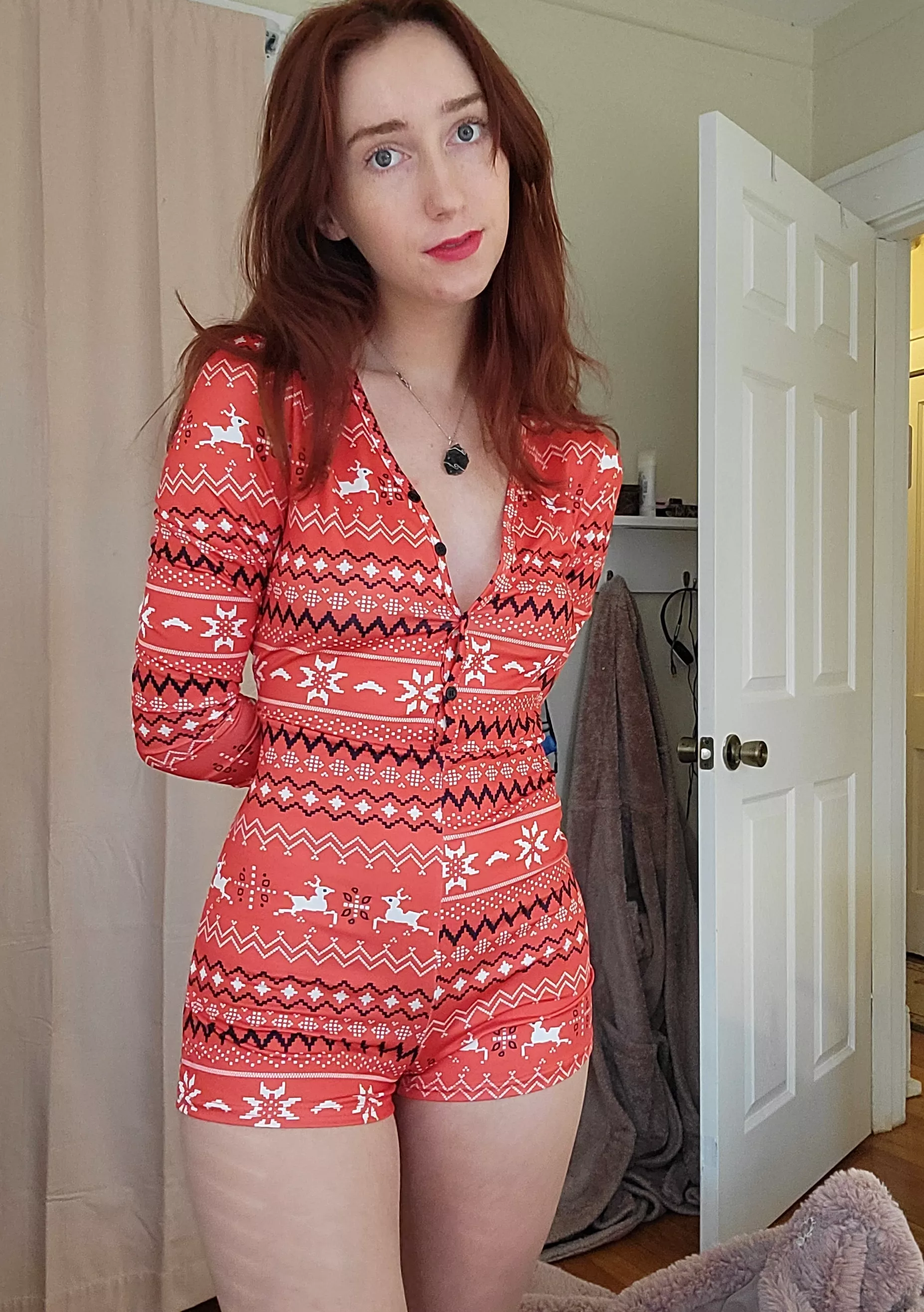 Tis the season for comfy Christmas onsies [f]