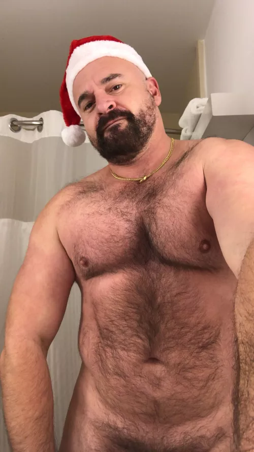 tits out for Santa