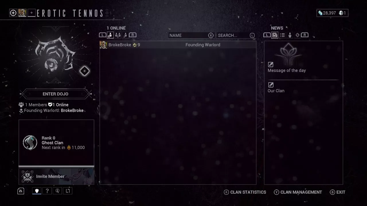 To anyone who wants to be a clan, let me know if this isn't a place to place this and I'll take it down.