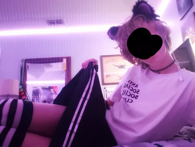 To scared to show my face 👉👈 also messy room :3