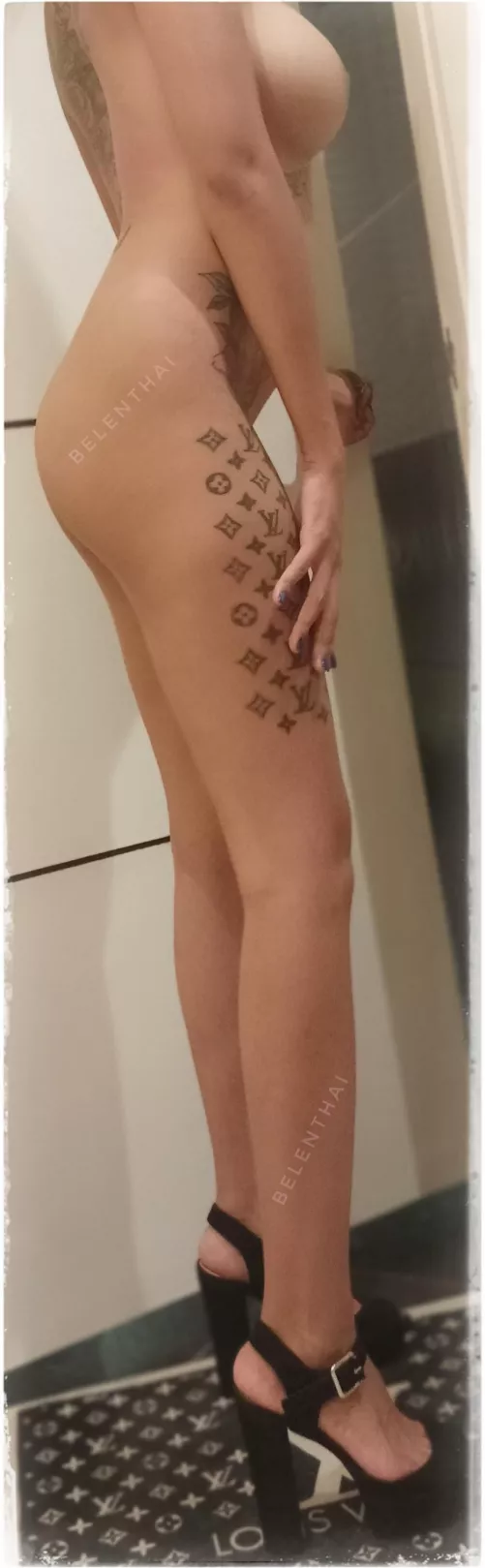 Today I put my heels on x