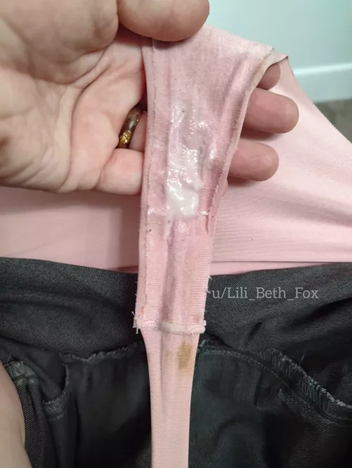 Today's pair... Layers of cream and a small little skid in the back! [OC]