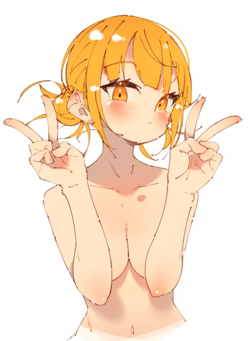 Toga does a cute gesture [Rasurasu]