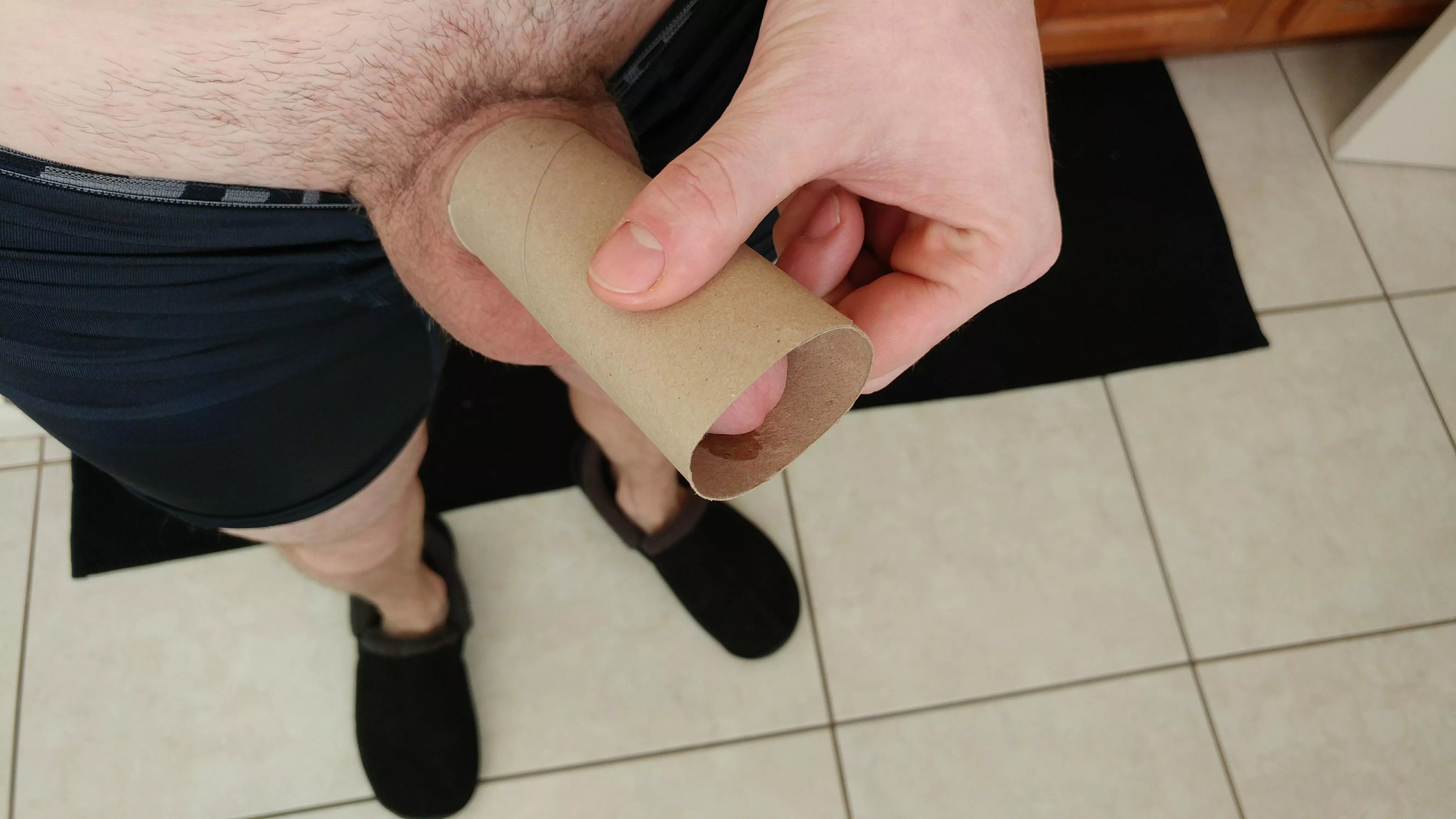 Toilet paper roll test, over halfway thru!!! Toilet paper roll test, over halfway thru!!!