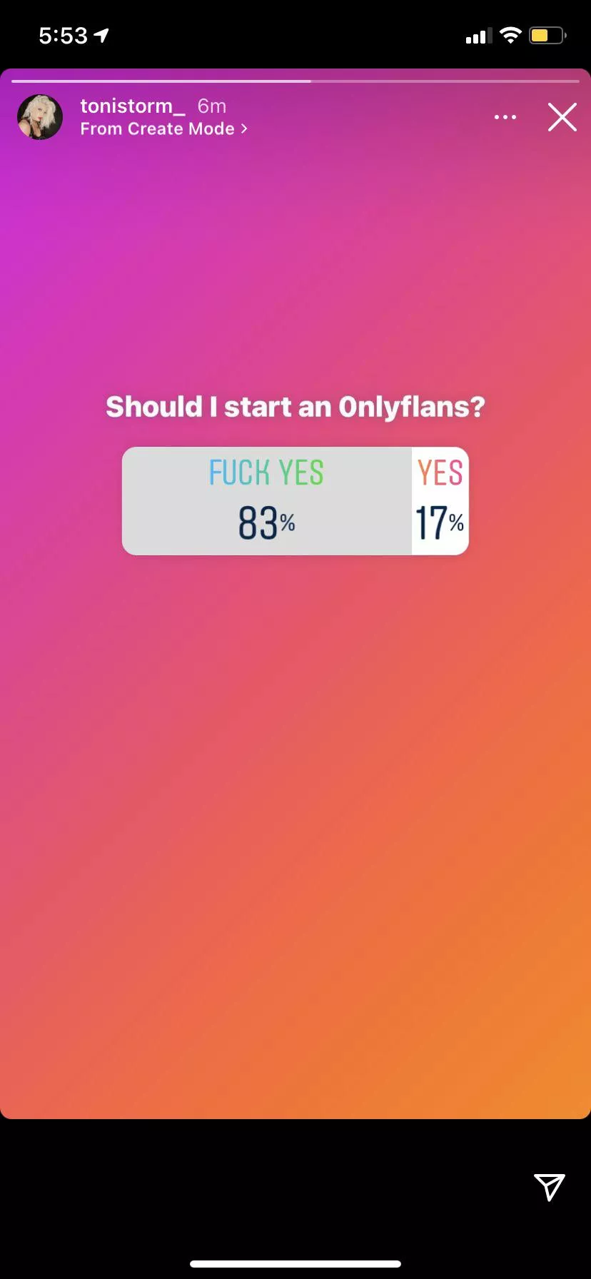 Toni Storm OF coming soon!!